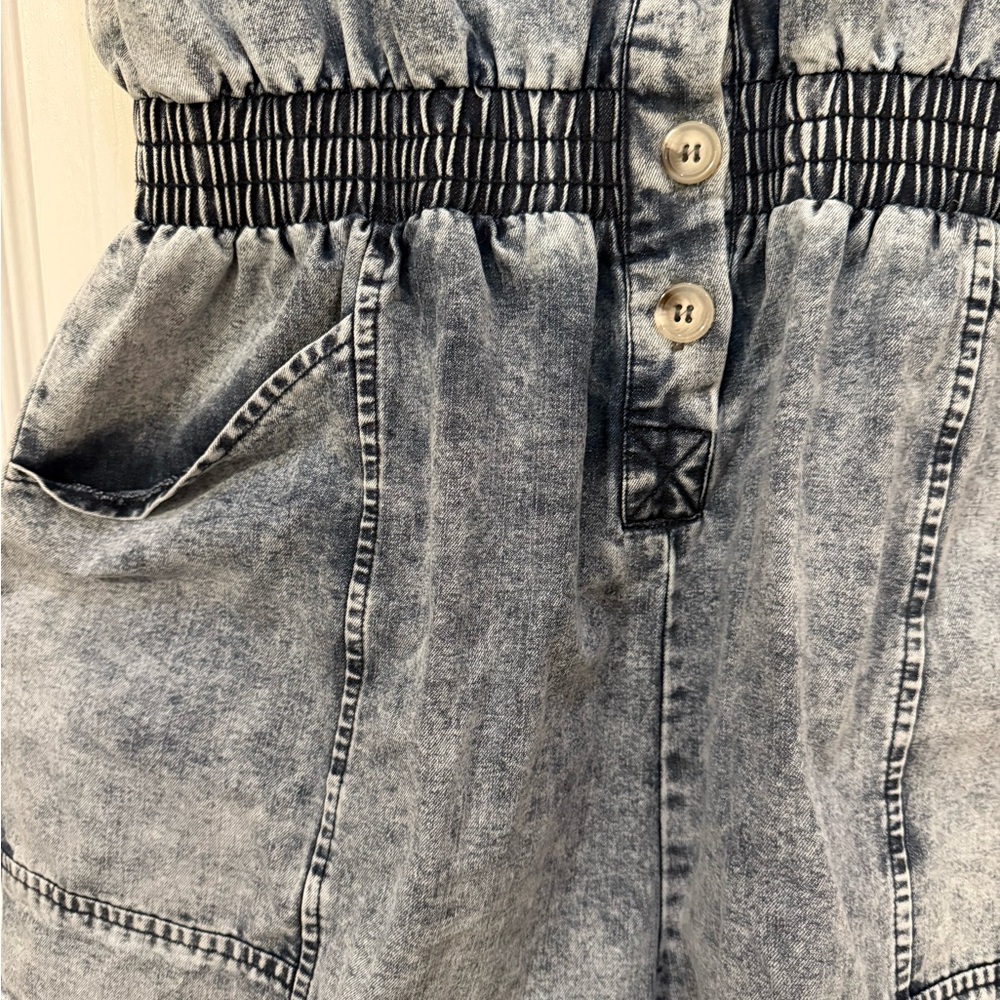 Promesa Blue Denim Romper - Picture 4 of 7